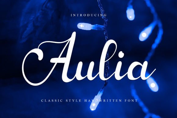 Aulia: A Refined Script Font for Digital Branding