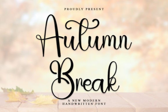 Autumn Break: A Handwritten Typeface for Editorial Design