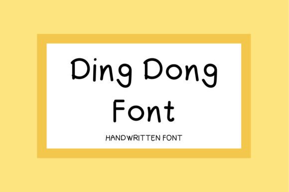 Ding Dong: A Handwritten Typeface for Modern Editorial Design