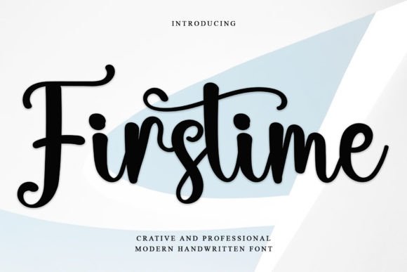 Firstime: The Handwritten Typeface That Elevates Web Design