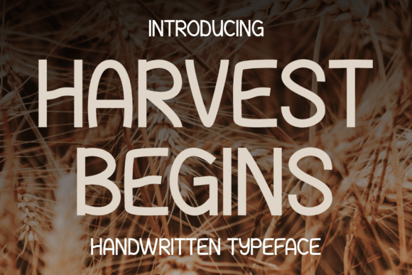 Harvest Begins: The Perfect Script Font for Seasonal Craft Labels