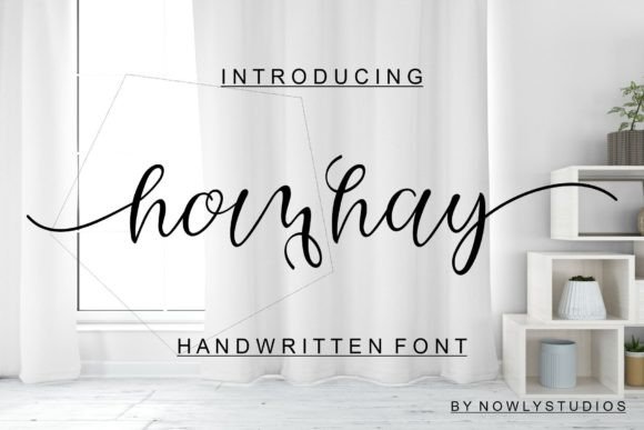 Homhay: A Handwritten Font That Feels Like a Warm Hello