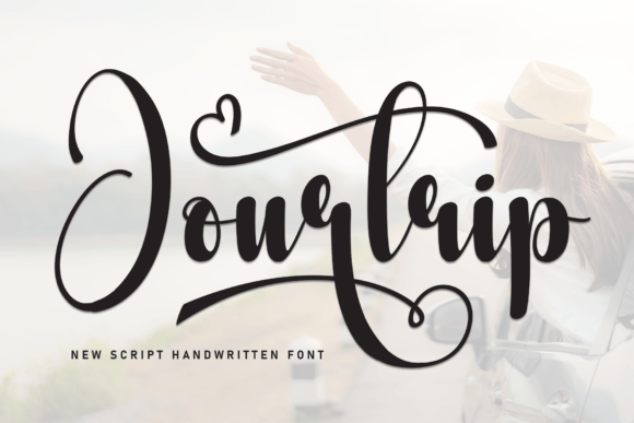 Jourtrip: The Sweet Handwritten Typeface for Engaging Campaigns