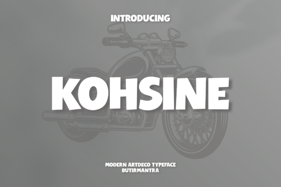 Kohsine: A Funky, All-Caps Display Font That Delivers Personality