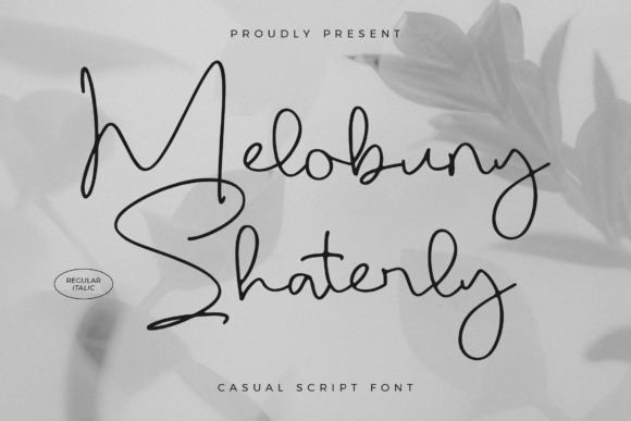 Melobuny Shaterly: The Script Amp Typeface That Elevates Campaign Creativity