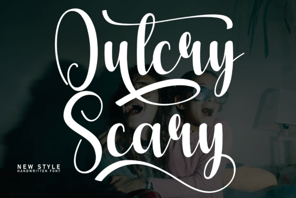 Outcry Scary: A Handwritten Display Font for Modern Web Design
