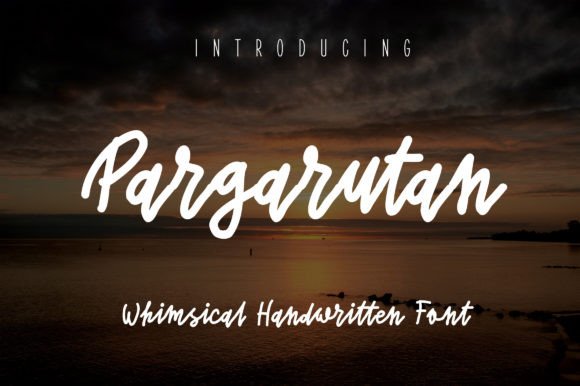 Pargarutan: A Premium Script Amp Typeface for Modern Campaigns