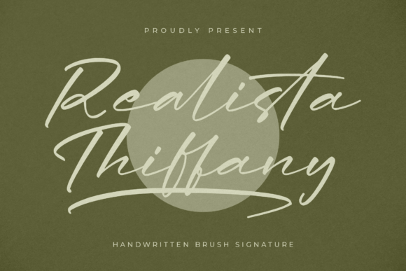 Realista Thiffany: The Handwritten Typeface for Authentic Branding