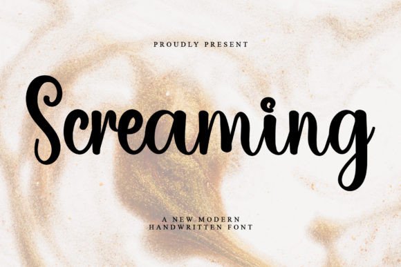 Screaming Font: A Handwritten Script That Actually Works in Branding