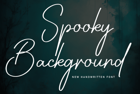 Spooky Background: The Perfect Handwritten Typeface for Crafters