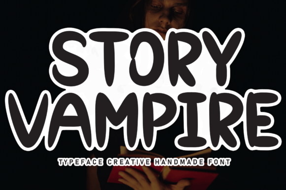 Story Vampire: The Perfect Script Font for Engaging Editorial Design