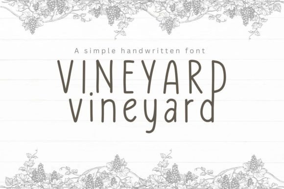 Vineyard: The Handwritten Typeface That Elevates Digital Branding
