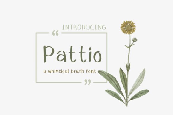 Why Pattio Font Is the Perfect Typeface for Your Brand Upgrade