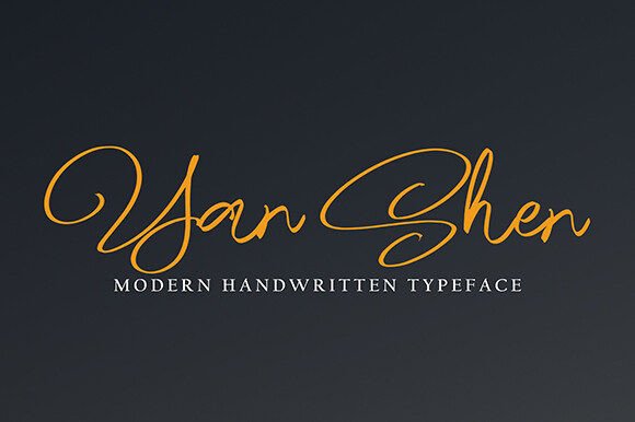Yan Shen: The Chaotic Handwritten Typeface for Editorial Design